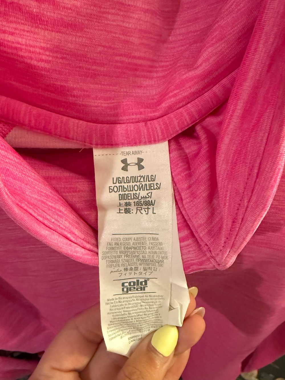 Under Armour Women’s Hot Pink Half-Zip Performance Pullover - Picture 2 of 3